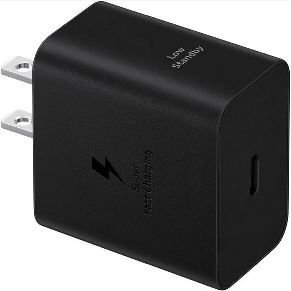 SAMSUNG 45W Power Adapter, Super Fast Charging, Type C, EP-T4511NBEGUS, Black - Picture 1 of 4